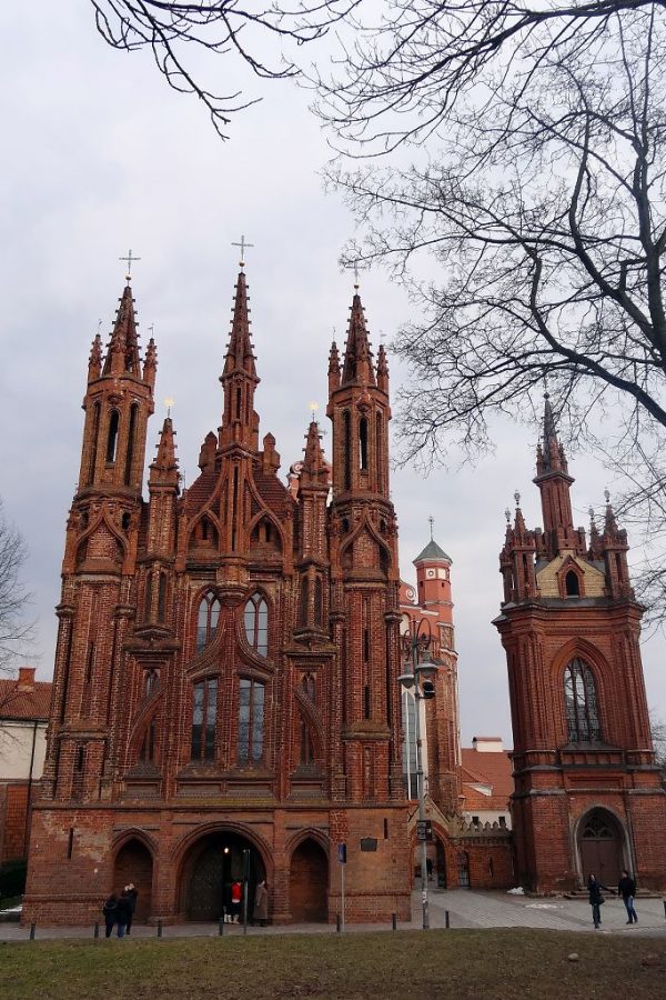 edifici sacri vilnius chiesa di sant'anna mattoni