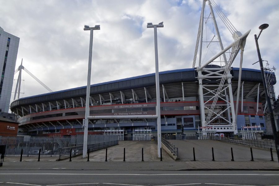 cardiff galles stadio famoso millennium stadium rugby e nazionale calcio