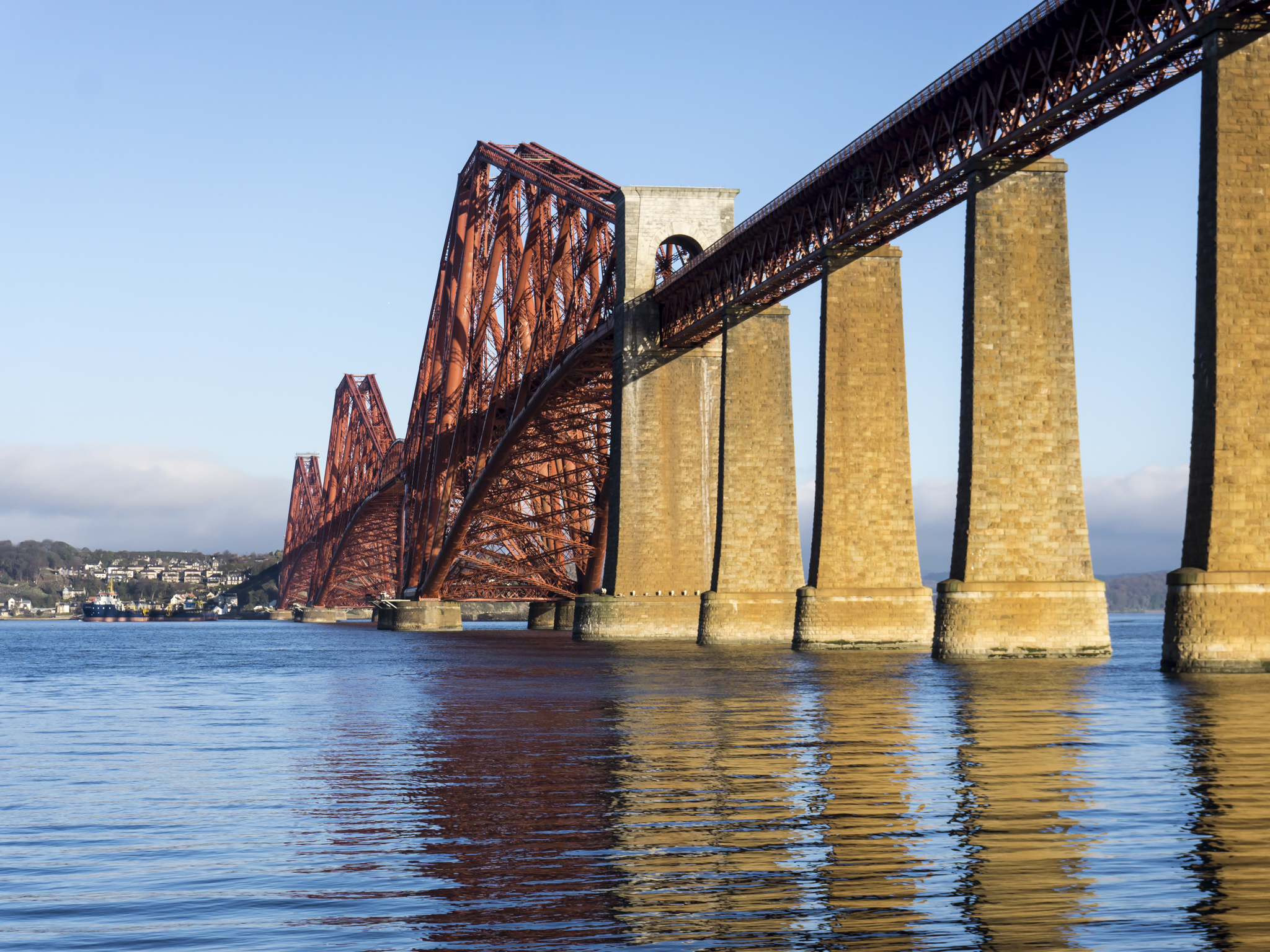 Forth Rail Bridge South Queensferry Ponte Ferroviario Zoom - *BeRightBack