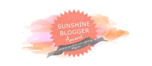 sunshine blogger awards 2018