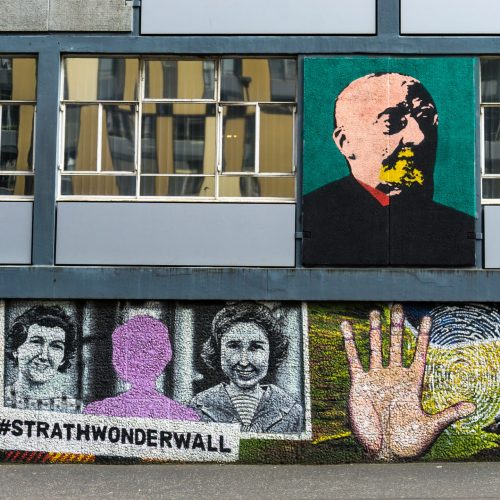 glasgow mural trail strathclyde university donne