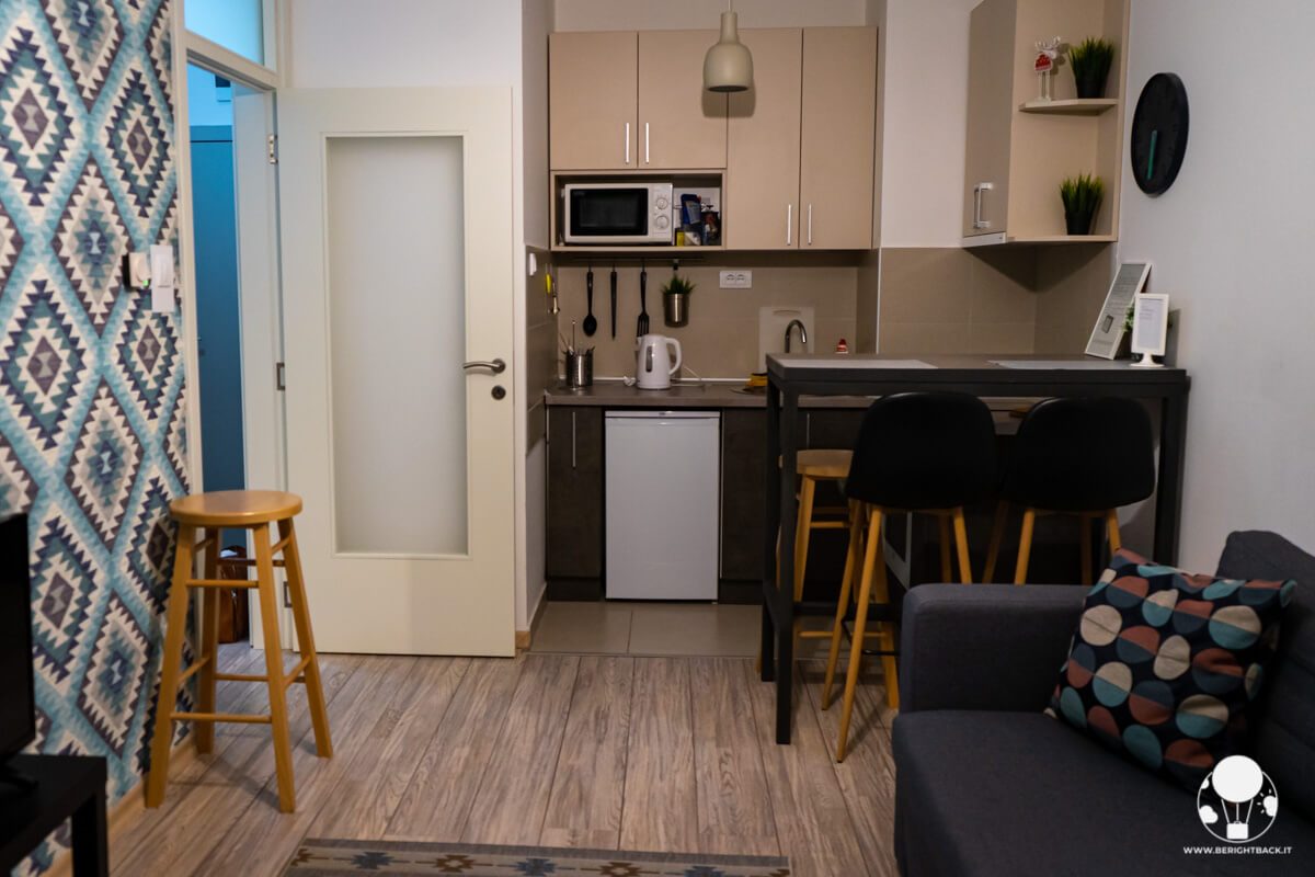 Cucinotto di un appartamento a Novi Sad