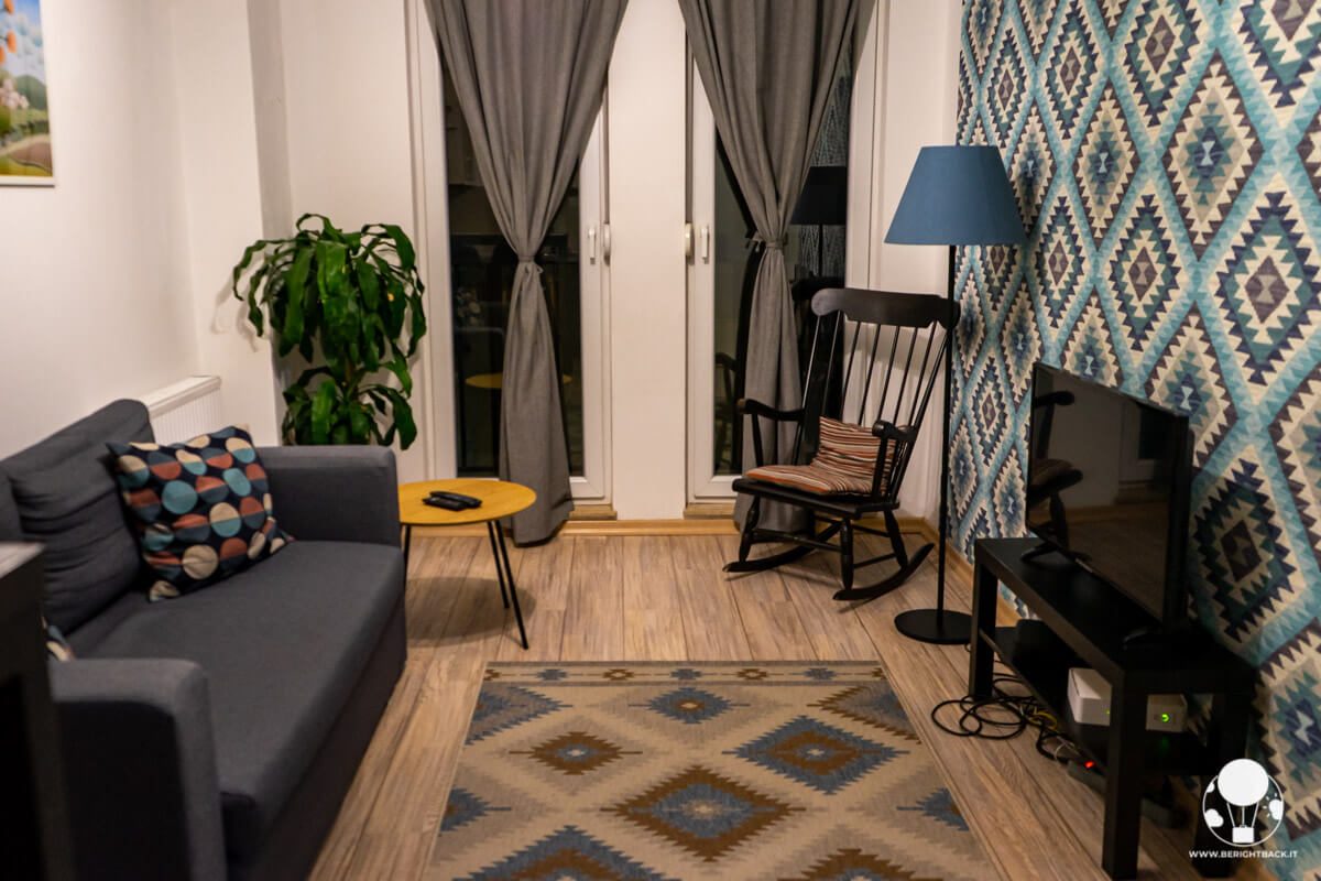 Salottino in un appartamento in affitto di Novi Sad